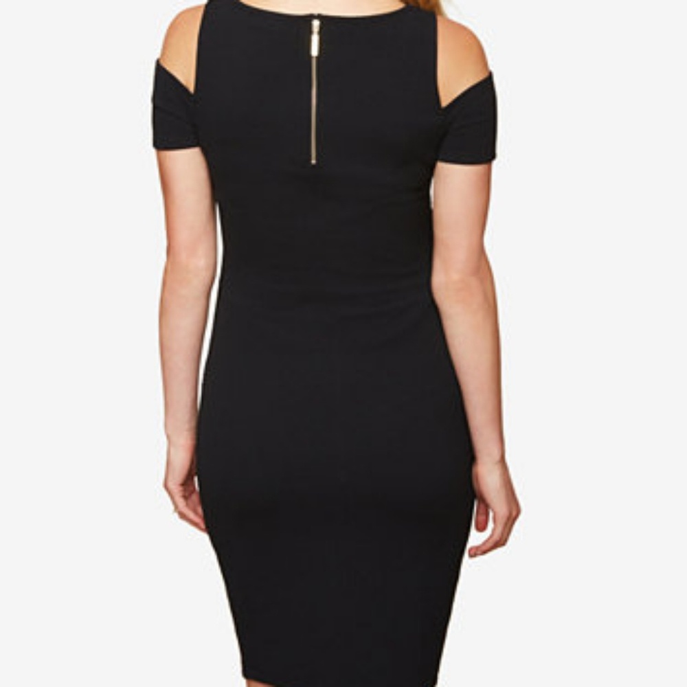 Motherhood Maternity Cold Shoulder Dress